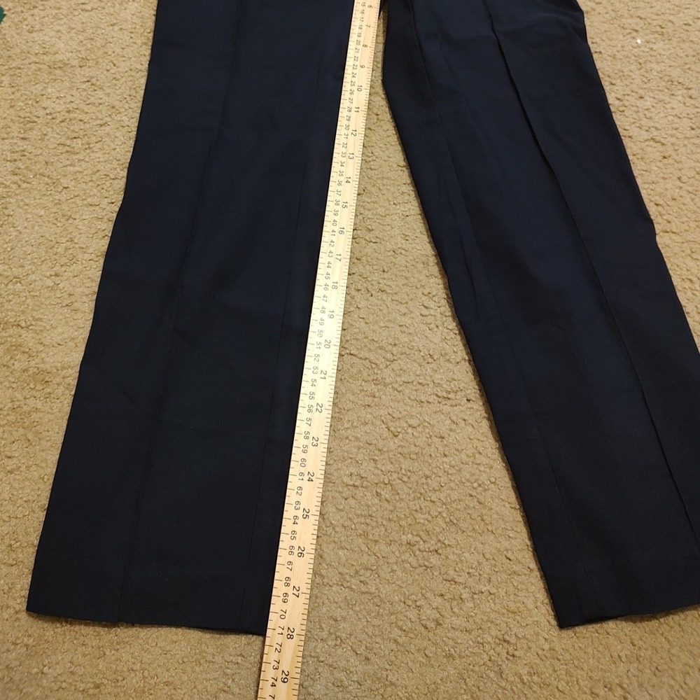 Hilary Radley Women's Navy Blue Stretch Flare‎ Pants M/M